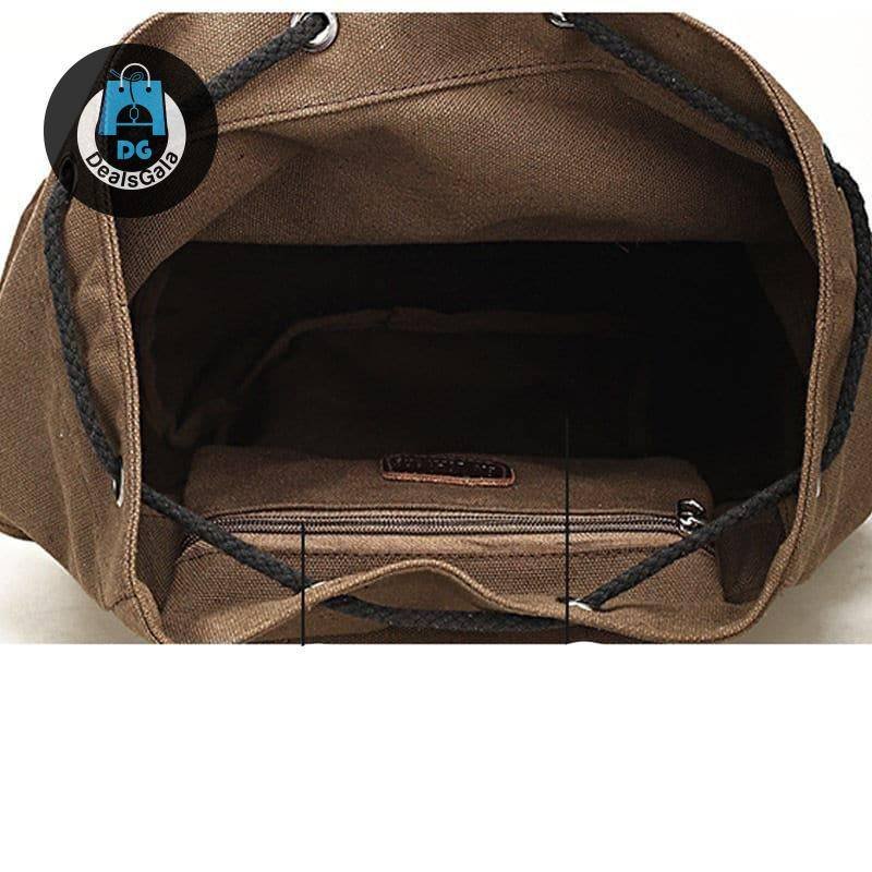 Unisex Retro Canvas Backpack Men's Bags Women's Bags Women Backpacks cb5feb1b7314637725a2e7: Black|Brown|khaki