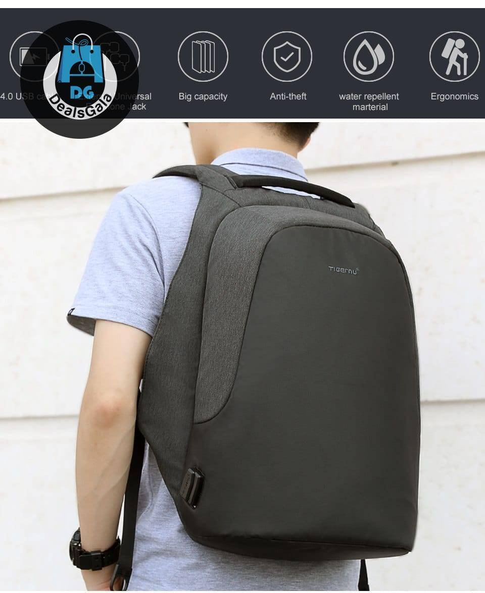 Multifunctional Unisex Backpack with Charging Port Men's Bags Women's Bags Women Backpacks cb5feb1b7314637725a2e7: Black Grey|Grey|pink|Red