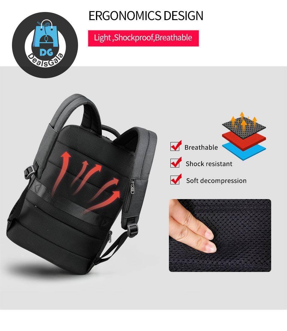 Men's USB Charging Anti Theft Backpack