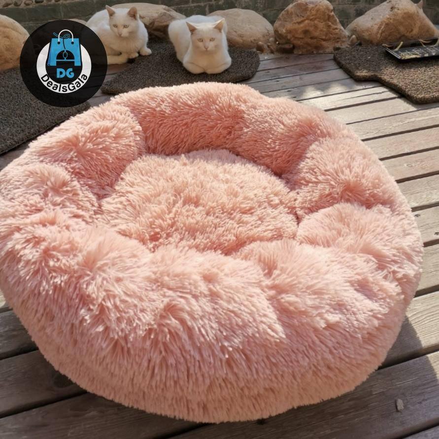 Soft Plush Donut Bed
