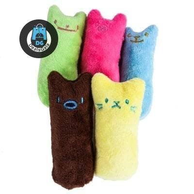 Cat’s Funny Catnip Plush Toy Pet supplies cb5feb1b7314637725a2e7: Blue|Coffee|Green|pink|Rainbow Ball|Yellow