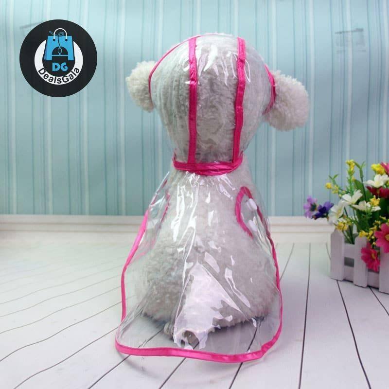 Waterproof Transparent Dog Raincoat