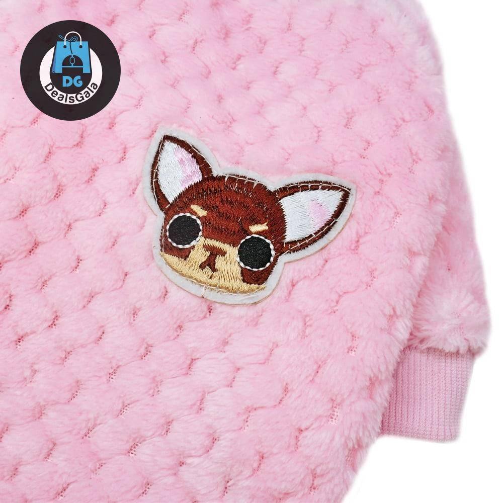Cute Winter Clothes For Small Dogs Pet supplies cb5feb1b7314637725a2e7: Blue|pink