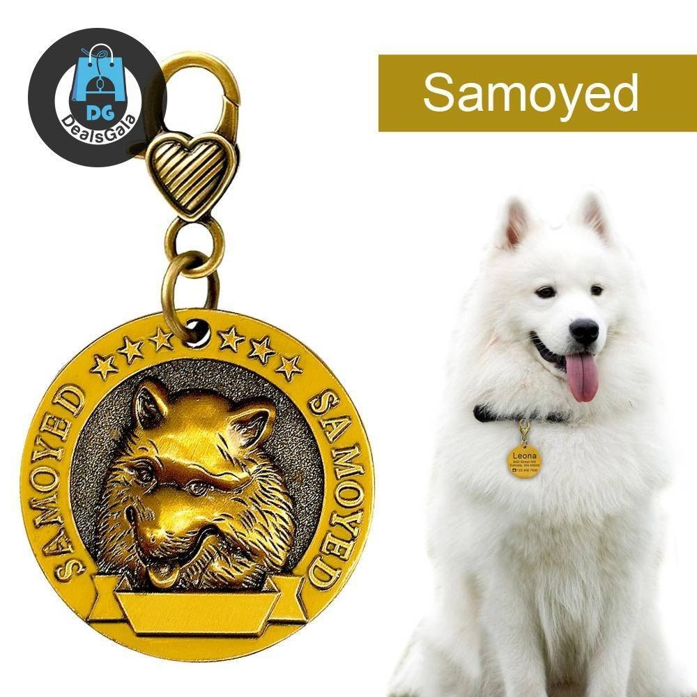 Dog's Winner Golden ID Tag