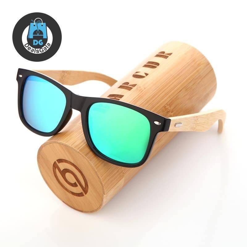 Men's Polarized Bamboo Sunglasses