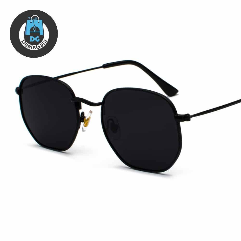 Men’s Vintage Square Sunglasses Men's Glasses af7ef0993b8f1511543b19: full black|gold with black|gold with brown|gold with clear|gold with green|gold with pink|gold with red|gold with yellow|Silver Mirror|silver with black