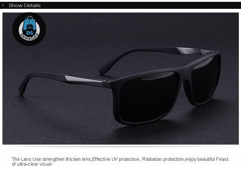 Men's Polarized Square Sunglasses