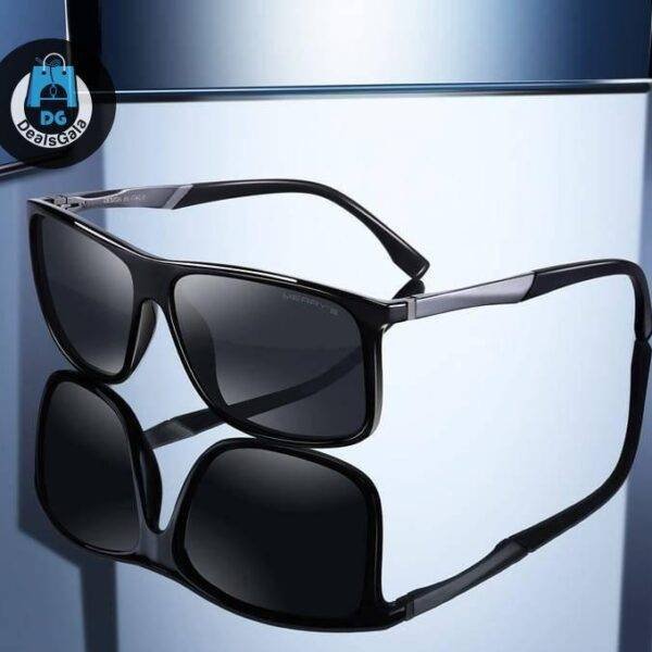Men’s Polarized Square Sunglasses Men's Glasses af7ef0993b8f1511543b19: C01 Black|C02 Dark blue|C03 Matte black|C04 Brown