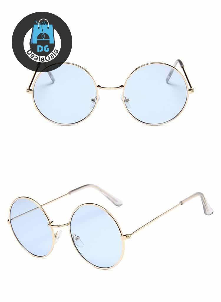 Women's Retro Mirror Round Sunglasses