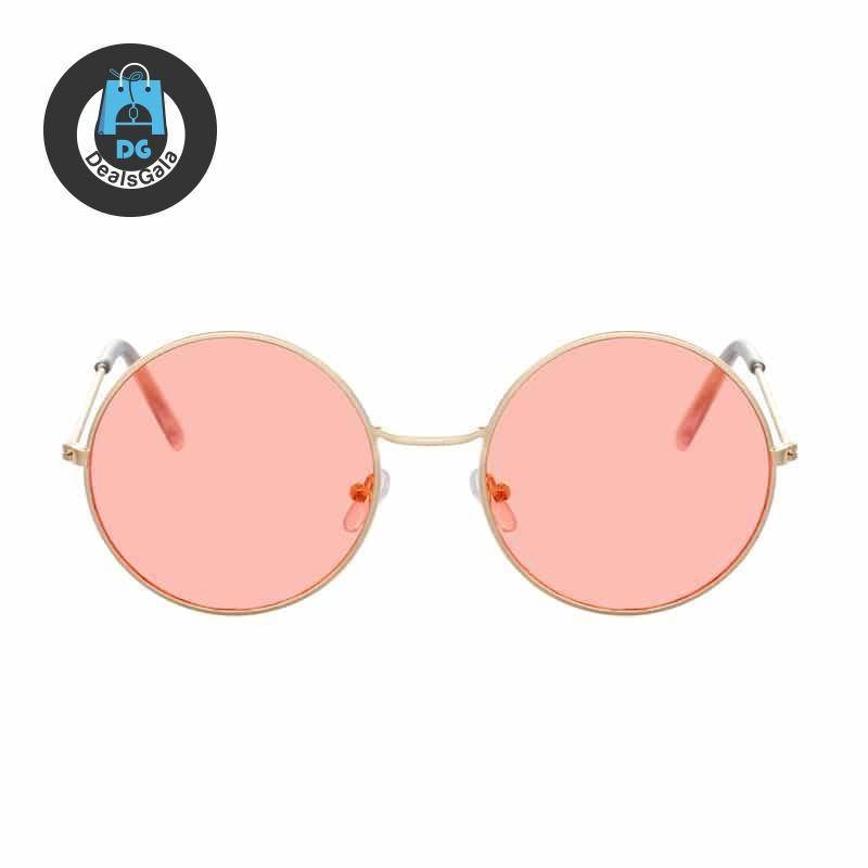 Vintage Round Mirror Sunglasses Women's Glasses af7ef0993b8f1511543b19: Black|Gold|Gold / Purple|Gold / Red|Gold Blue|Gold Green|Gold Yellow|Silver