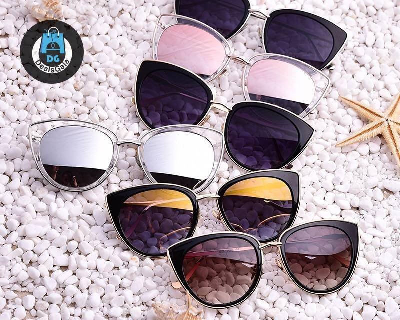 Women’s Cat Eye Metal Frame Sunglasses Women's Glasses af7ef0993b8f1511543b19: C1Brown|C2Pink mirror|C3gold mirror|C4silver mirror|C5grey|C6grey