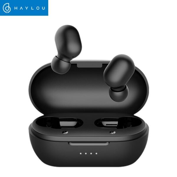 Haylou GT1 Pro Long Battery HD Stereo TWS Bluetooth Earphones, Touch Control Wireless Headphones With Dual Mic Noise Isolation Consumer Electronics Wireless Earphones and Headphones cb5feb1b7314637725a2e7: Black