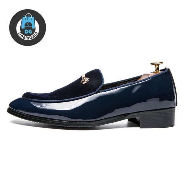 Men England Style Shoes cb5feb1b7314637725a2e7: Black|Blue|leather