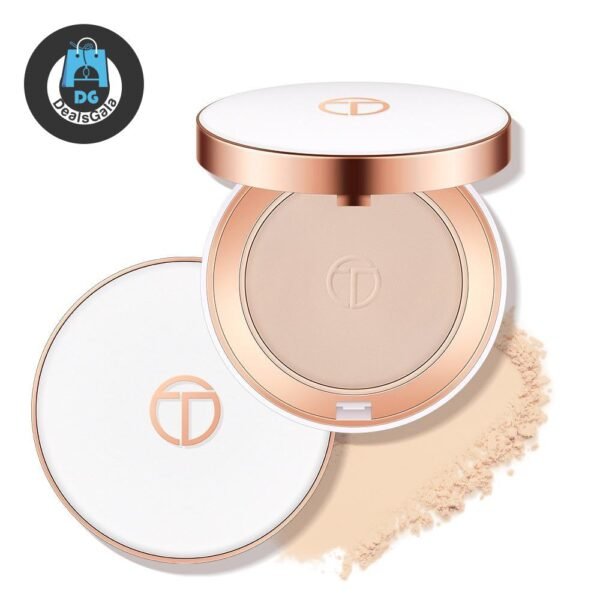 O.TWO.O Face Setting Powder Cushion Compact Powder Oil-Control 3 Colors Matte Smooth Finish Concealer Makeup Pressed Powder cb5feb1b7314637725a2e7: 01 ivory|02 light skin|03 natural color