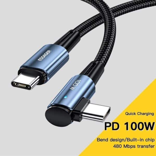 100W USB Type C To USB C Cable 1ef722433d607dd9d2b8b7: CN