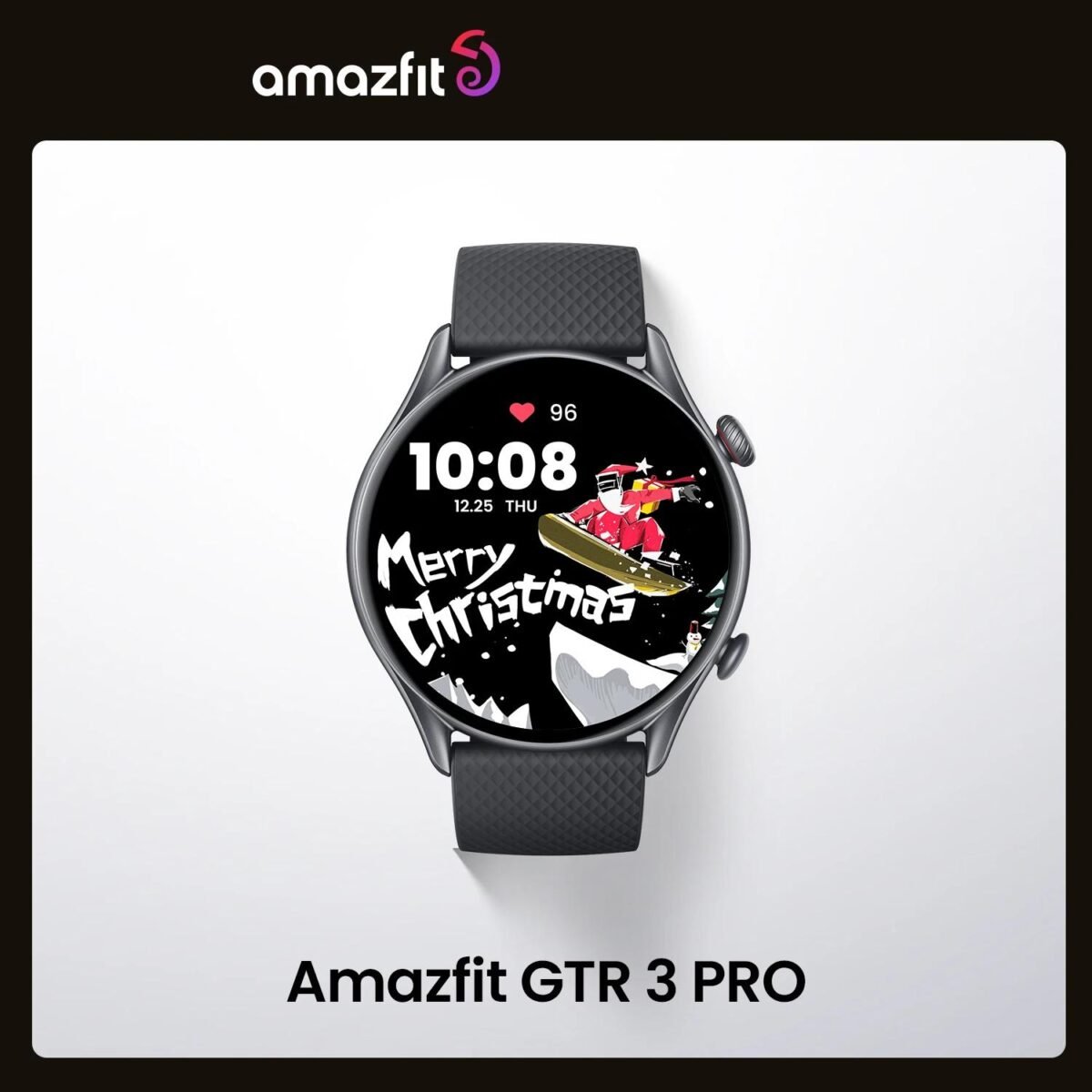 Amazfit GTR 3 Pro Smartwatch: AMOLED Display, Zepp OS, 12-day Battery cb5feb1b7314637725a2e7: Brown Leather|Infinite Black