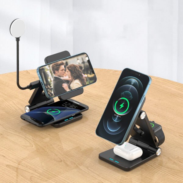 Magnetic Wireless Charger Mobile Phone Folding Stand style: A|B
