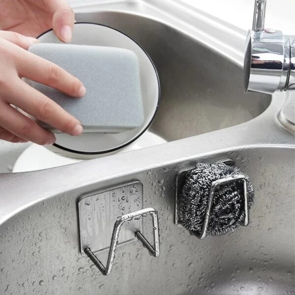 Stainless Steel Kitchen Sink Sponge Holder Caddy