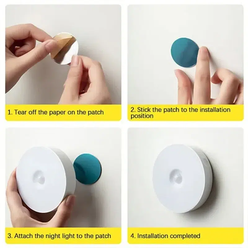 Wireless Rechargeable PIR Motion Sensor LED Night Light - Image 4