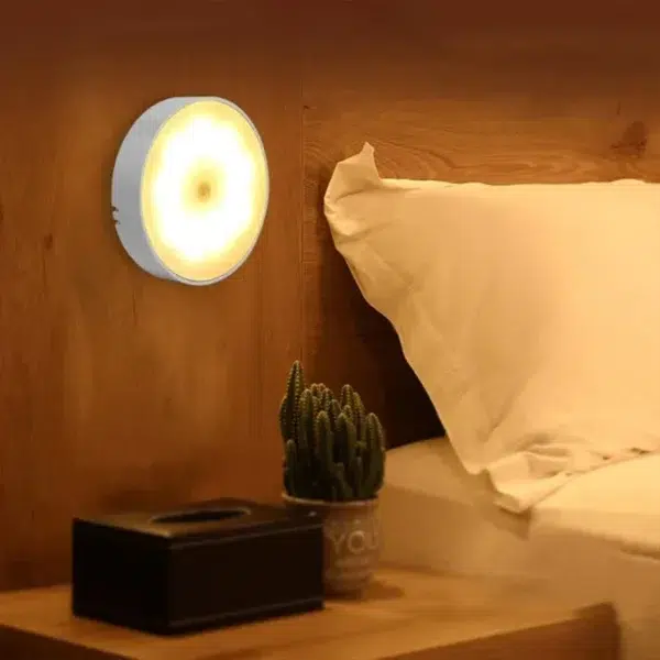 Wireless Rechargeable PIR Motion Sensor LED Night Light