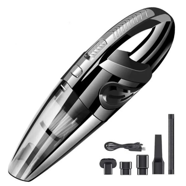 Handheld Cordless Car Vacuum Cleaner (Rechargeable High-Power Suction)
